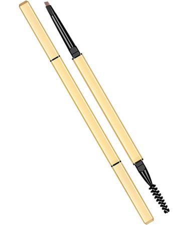  Shanrya Cosmetic Eyebrow Pencil Double Head Spiral Eyebrow Pencil for Parties (Light Coffee Color) - Buy Online on GoSupps.com