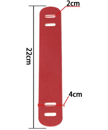 Qialexicon Leather Shoulder Strap Pad Shoulder Rest Replacement for Satchels Handbag Tote red S - Buy Online on GoSupps.com