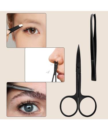 KINGMAS 9 in 1 Eyebrow Kit for Women - Razor, Exfoliating Dermaplaning Tool, Facial Trimmer, Eyelash Comb, Brush, Scissors, Tweezers - Buy Online on GoSupps.com