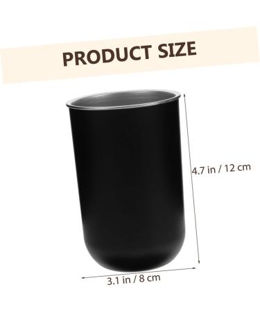 8 Pack Stainless Steel Mouthwash Cups - Travel Toothbrush Holder & Bathroom Accessories - Rustproof Simple Design 4 Colors - 12x8cm - Buy Online on GoSupps.com