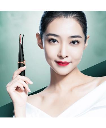 Kapmore Professional USB Rechargeable Eyelash Curling Clip Electric Infrared Portable Plastic Curler Tool Black - Buy Online on GoSupps.com