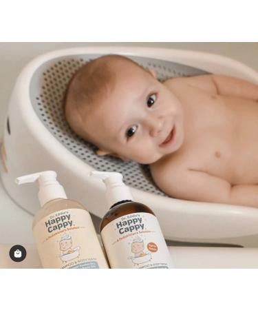 Happy Cappy Daily Medicated Shampoo and Body Wash Bundle - Baby Dandruff Shampoo, Helps Cradle Cap and Seborrheic Dermatitis, Reduces Redness, Dermatologist Tested, Fragrance-Free - 4 Pieces Bundle 8 Fl Oz (Pack of 4) - Buy Online on GoSupps.com