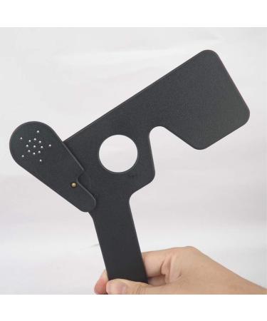 SameeHome Professional Ophthalmic Lorgnette - 17 Pinhole Vision Test Tool | Black Plastic | International Shipping Available - Buy Online on GoSupps.com