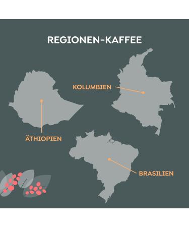 Melitta Manufaktur-Kaffee Caff Crema - 4x500g Premium Coffee Beans | Regional Blends from Brazil Colombia & Ethiopia | Roasted in Germany - Strength 3 - Buy Online on GoSupps.com