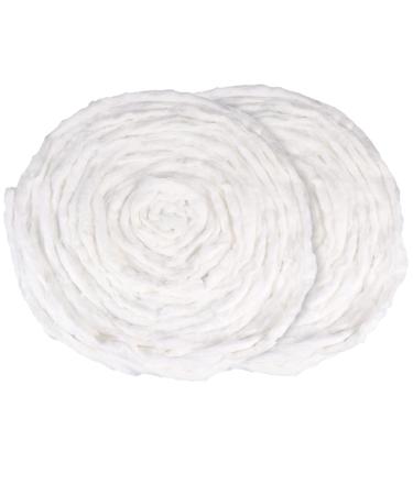 FRCOLOR Hair Salon Coil 2 Hairdressing Cotton Salon Coil Cotton Hair Towel 40 Cotton Balls Bulk Cotton Stuffing Manicure Hair Dye White Absorbent Cotton Paper