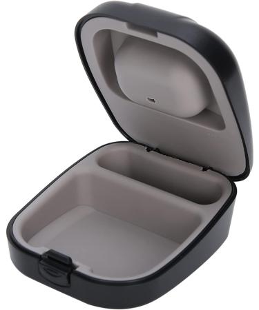 Yosoo Health Gear Hearing Aid Box Waterproof Portable Hearing Aid Storage Case Compact Sturdy Hearing Aid Protection Storage Box (Black) - Buy Online on GoSupps.com