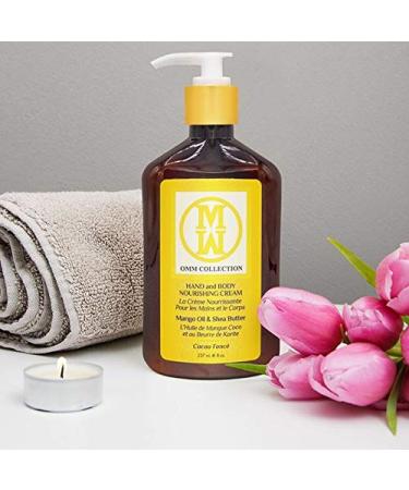 Natural Shea Mango Cacao Hand & Body Lotion - Lightweight Moisturizer for Dry Sensitive Skin - Non-Greasy Super Hydration & Skin Rejuvenation - Buy Online on GoSupps.com