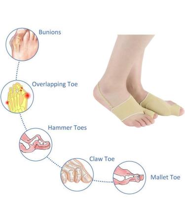 LME CORRECTOR Hallux Valgus Bandage - Big Toe Splitter for Bunion Protection | Comfortable Breathable Unisex | 2-Pack - Day & Night Use - Buy Online on GoSupps.com