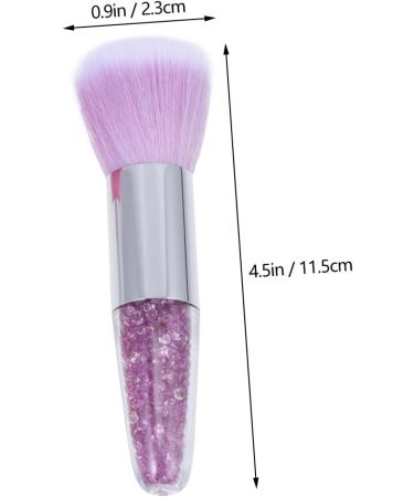 12 Pieces Makeup with Transparent Handle Makeup Tool Brush Portable Makeup Brush Nail Brush Makeup Brush Blush for Cheeks Loose Powder Brush Foundation Brush - Buy Online on GoSupps.com