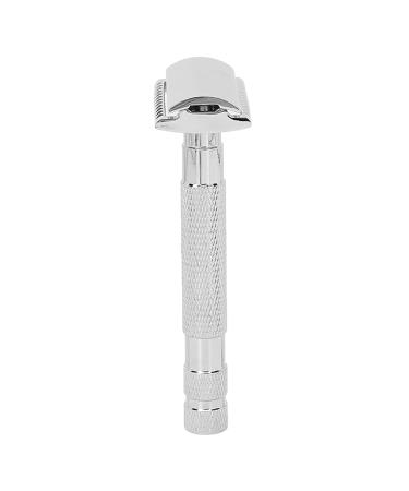 Buy Silver Manual Razor for Safe and Stable Hairdressing | Perfect for Home & Travel | Washable & Robust - Buy Online on GoSupps.com