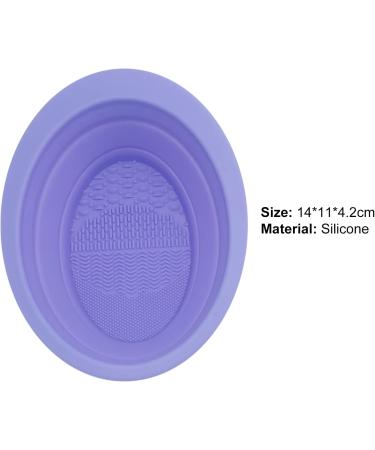 Buy SANWOOD Practical Makeup Brush Scrubber Cleaning Mat - Light Pink | Essential Brush Washing Tool for Women & Girls - Buy Online on GoSupps.com