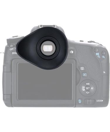 JJC 2 Types Viewfinder Eyecup for Canon 6D 5D 90D 80D 70D - 360 Rotatable Oval Design + Original Eyeshape - Buy Online on GoSupps.com