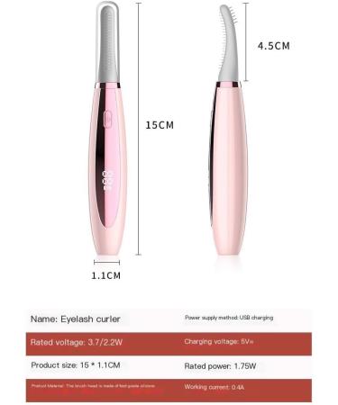 HEPYLAIFU eyelash curler Mini eyelash curlers with comb Washable Silicone Brush Makeup Tools Natural Curling for Women Gifts (Color : W Size : M) M W - Buy Online on GoSupps.com