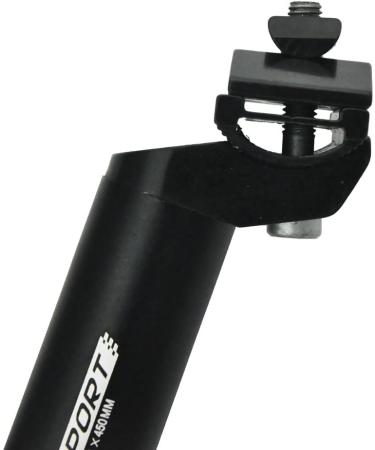 UPANBIKE Bike Seat Post Aluminum Alloy Extra Long 17.7 Replacement Bicycle Seatpost 25.4-31.6mm Black 450*27.2mm - Buy Online on GoSupps.com