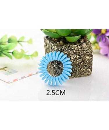 Leisial 100 Pcs Transparent Rubber Bands - Elastic Telephone Cable Hair Bands - Buy Online on GoSupps.com