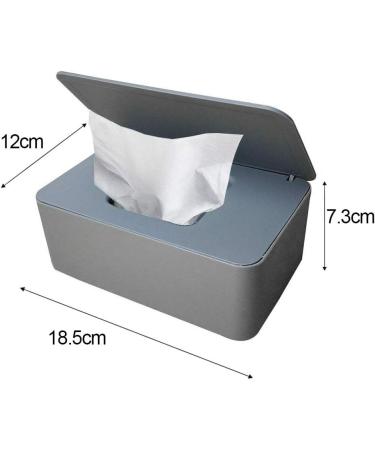 Premium Wet Wipes Box - Versatile Damp Toilet Paper & Baby Wipes Storage with Lid | Ideal for Home & Office Use - Buy Online on GoSupps.com