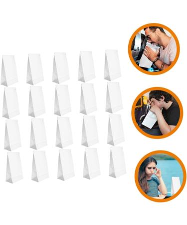 Healvian 50pcs Kraft Coated Paper Vomiting Bags - Disposable Outdoor Trash Bags for Travel - Portable and Eco-Friendly - Buy Online on GoSupps.com
