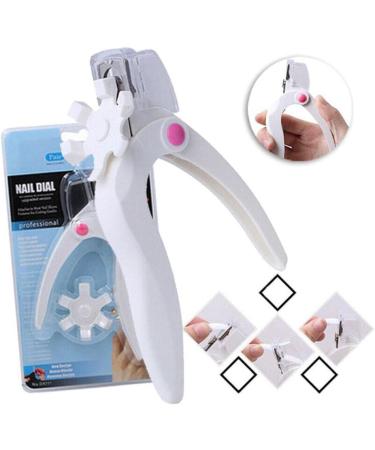 kawehiop Acrylic Nail Cutter Lightweight Anti-skidding Stainless Steel Nail Tips Durable False Nails Trimmer Manicure Tools for Travel - Buy Online on GoSupps.com