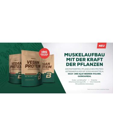 Buy 2 x Biotech USA Vegan Protein 500g - Hazelnut Flavor | High-Quality Plant-Based Protein for International Shipping - Buy Online on GoSupps.com