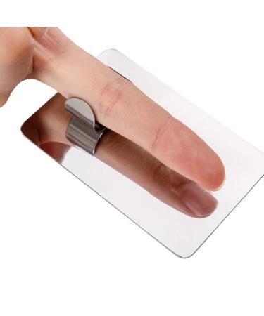Fomiyes Metal Nail Art Pallets - Mixing Bowls with Finger Ring for Home Makeup & Nail Polish Mixing - Buy Online on GoSupps.com