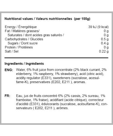 Slimpie - Forest Fruits Lemonade syrup - 6x 650ml - Buy Online on GoSupps.com