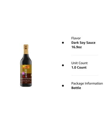 Lee Kum Kee Premium Dark Soy Sauce 16.9oz - Rich Flavor, 1-Pack 1.05 lb - Buy Online on GoSupps.com