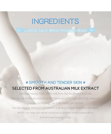 MIESCHER Face Milk Cream - Moisturizing Day & Night Cream for Women - Hydrating, Repairing, and Brightening Skin - Buy Online on GoSupps.com