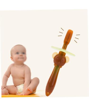 Buy Healvian 2-in-1 Baby Toothbrush for Toddlers | Soft Bristles & Fun Design for Kids - Buy Online on GoSupps.com
