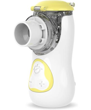 Buy FEELLIFE Inhalation Device for Kids & Adults | Quiet Portable Nebulizer for Babies | Effective Respiratory Relief | Adjustable Spray & 2 Atomizer Membranes (Yellow) - Buy Online on GoSupps.com