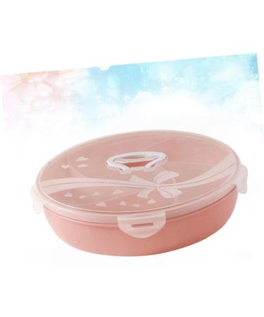 PRETYZOOM Food Tray Veggie Tray Table Trays for Eating Plate Candy Nut Serving Container Platter Household Box 28.5*7.3cm Pink - Buy Online on GoSupps.com
