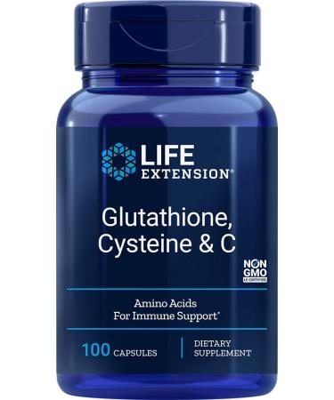 Life Extension Glutathione Cysteine & C 100 Capsules