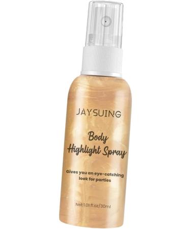 Adoorniequea 3 set Body Glitter Spray 30ml Highlighter for Prom Dresses Evening Party Nightclub gold 2.8x10.8 cm 3 Set (Gold 2.8x10.8cm) - Buy Online on GoSupps.com