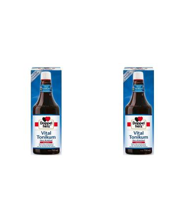 Doppelherz vital tonic cardiovascular-medicinal products traditionally applied to support the cardiovascular function with nervous load-750 ml (pack with 2) 750 ml (2 pack)