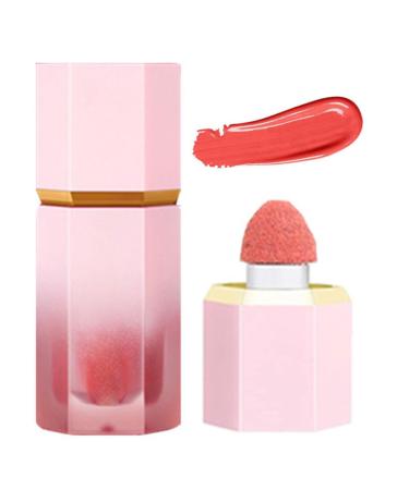 Smooth Cream Blush Makeup Creamy Liquid Blush for Cheeks Burden-free long-wearing smudge-proof natural-looking glossy finish (06)