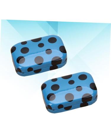 Homsfou 4-Piece Mini Contact Lens Container Set | Contact Lens Dispenser & Tweezers | Pocket Organizer for Colored Lenses & Glasses - Buy Online on GoSupps.com