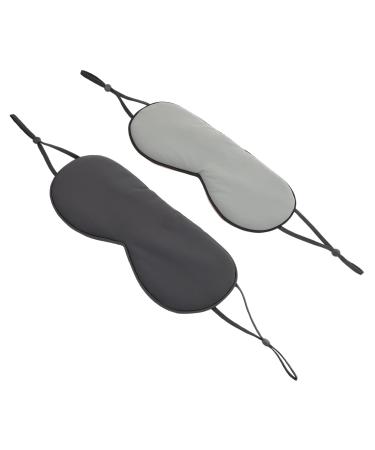 FOMIYES 2pcs Sleep Mask Travel Nylon Blackout Stickers Soft