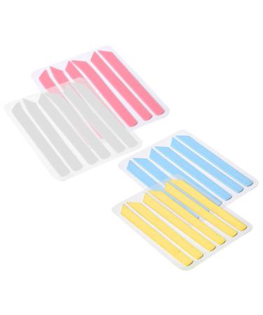 4 Sheets Eyelash Silicone Gasket Lash Curler Rods DIY Eyelash Lifting Tools Eyelash Lift Rods Eyelash Perm Curls Pads Lash Kit Lash Lifting Supplies Stripe Silica Gel Silicone Pad