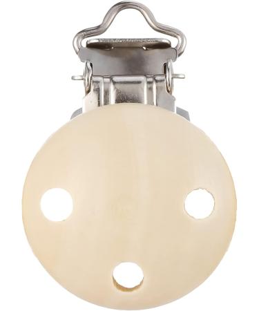 Weisuo 5-Piece Natural Beech Wood Pacifier Clips & Toys - DIY Baby Pacifier Holder for Childhood Essentials & Stocking Charm - Buy Online on GoSupps.com