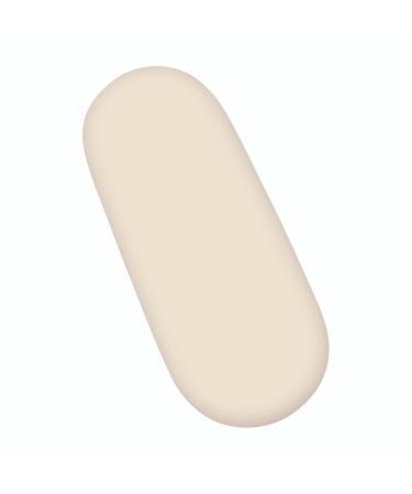 Fitted sheet oval 100% cotton jersey cream