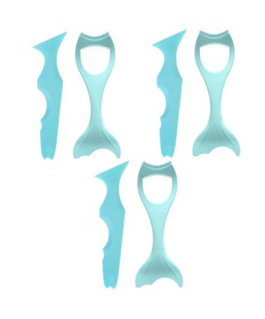Beavorty 6 Pcs Eyelash Set Lash Curler Makeup Mascara Makeup Tools Baffle Eye Shadow Cosmetic Blue Makeup Sets Makeup Eyeshadow Lash Mascara Beauty Kit 15x5.7cmx3pcs