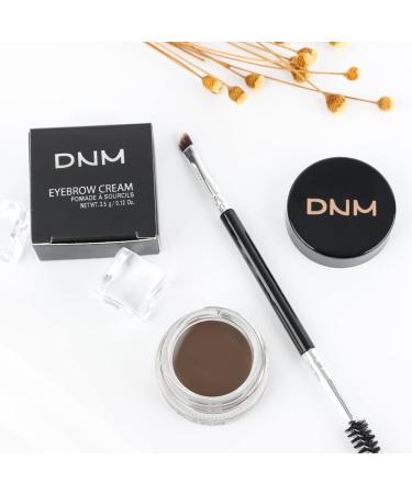 evpct 2Pcs Eyebrows Gel Pomade Set | Long-lasting Waterproof Eyebrow Kit with Dual-ended Brush | Dark Brown 04 - Buy Online on GoSupps.com