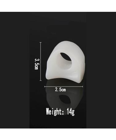 Wand Holder Spacers: Plantar Fasciitis Toe Corrector & Gel Separator for Bunion Beauty - Pummel Storefront - White - Buy Online on GoSupps.com