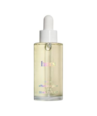 Hers Effortless Glow Face Oil - Anti Aging Facial Oil for Glowing Skin - 1 fl Oz - Buy Online on GoSupps.com
