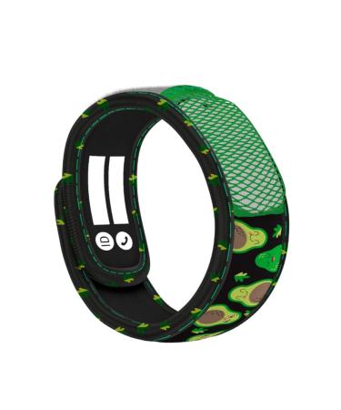 PARA'KITO Mosquito Repellent Kids Wristband - Avocado