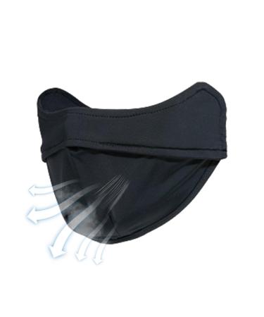 Paodduk UV protective masks UV protection face cover |Sun protection Upf 50+ mask for women - adjustable facial cover for sports lovers washable for mountaineering hiking excursions black