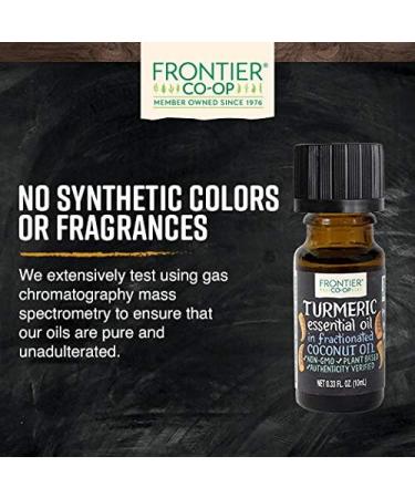 Buy Frontier Co-op Turmeric CO2 Extract in Coconut Oil - 9.75ml | GC Tested for Purity | Warming & Spicy | International Shipping - Buy Online on GoSupps.com