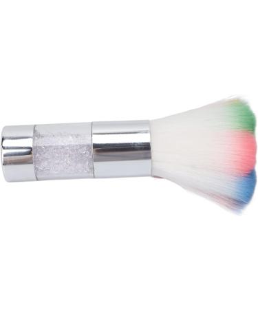 Verdant Touch Manicure Dust Brush Portable Colorful Makeup Brush Fluffy Blusher Brush Nail Art Dust Cleaning BrushSilver - Buy Online on GoSupps.com