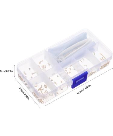 Lurrose Glasses Repair Set - Rimless Bracket Seal Parts Nose Pads & Gold-Plated Screw Tool Box | International Shipping - Buy Online on GoSupps.com