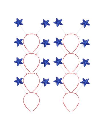 Minkissy hair tire stars 8 poinsettia The star forehead Children (blue) sequin hair tires blue