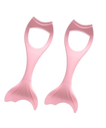 FRCOLOR 2pcs Mascara Brush Silicone Molds Eyeshadow Makeup Eyeliner Eyelash Makeup Tool Seal Make up Miss